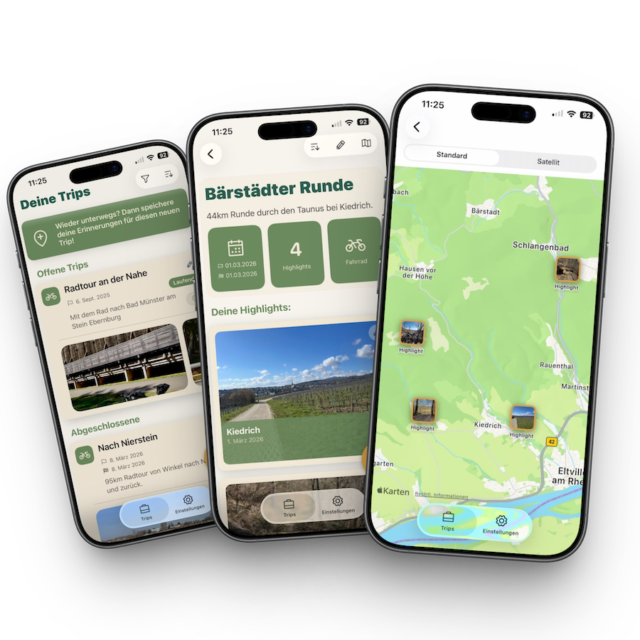 TRIPLAX App Interface